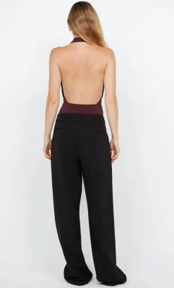 Bec and Bridge BEC + BRIDGE - SONNIE HALTER TOP (PLUM)