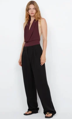 Bec and Bridge BEC + BRIDGE - SONNIE HALTER TOP (PLUM)