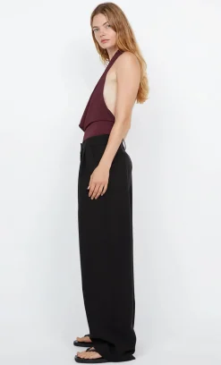 Bec and Bridge BEC + BRIDGE - SONNIE HALTER TOP (PLUM)