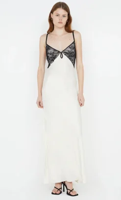 Bec and Bridge BEC + BRIDGE - TEREZA KEYHOLE DRESS (IVORY BLACK)