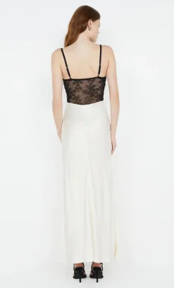 Bec and Bridge BEC + BRIDGE - TEREZA KEYHOLE DRESS (IVORY BLACK)