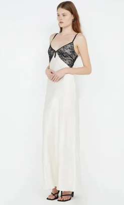 Bec and Bridge BEC + BRIDGE - TEREZA KEYHOLE DRESS (IVORY BLACK)