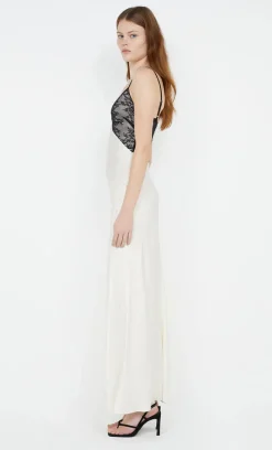 Bec and Bridge BEC + BRIDGE - TEREZA KEYHOLE DRESS (IVORY BLACK)