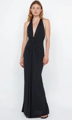 Bec and Bridge BEC + BRIDGE - TILLIE DRAPE MAXI DRESS (BLACK)