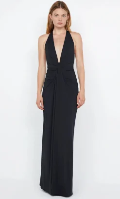 Bec and Bridge BEC + BRIDGE - TILLIE DRAPE MAXI DRESS (BLACK)