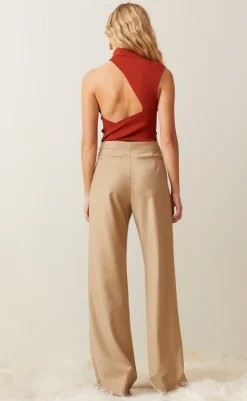 Bec and Bridge BEC & BRIDGE - Twist Knit Top (Rust)