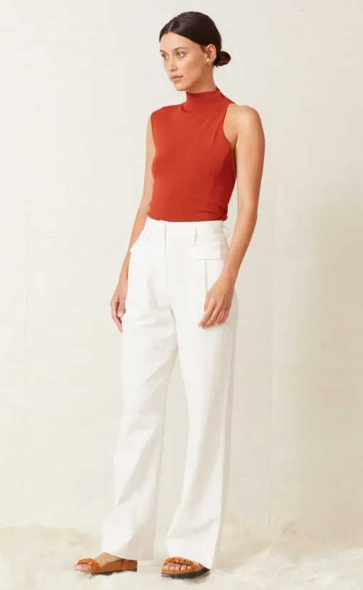 Bec and Bridge BEC & BRIDGE - Twist Knit Top (Rust)