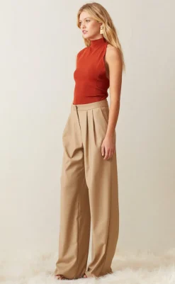 Bec and Bridge BEC & BRIDGE - Twist Knit Top (Rust)