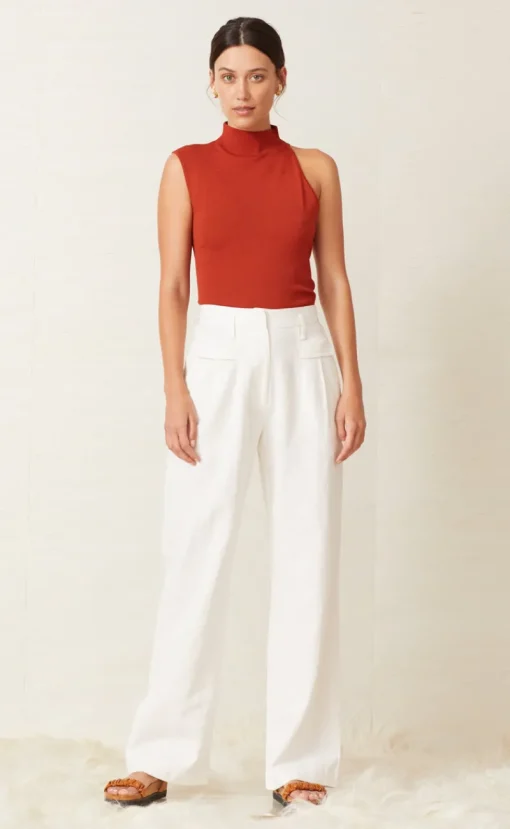 Bec and Bridge BEC & BRIDGE - Twist Knit Top (Rust)