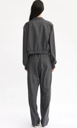 Women Bec and Bridge BEC + BRIDGE- INTERSTELLAR BOMBER (Charcoal/Silver)