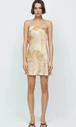 Bec and Bridge - DUSTY PALMS STRAPLESS MINI (DUSTY PALMS)