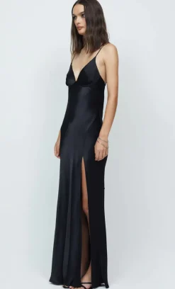Bec and Bridge - REN SPLIT MAXI DRESS (BLACK)