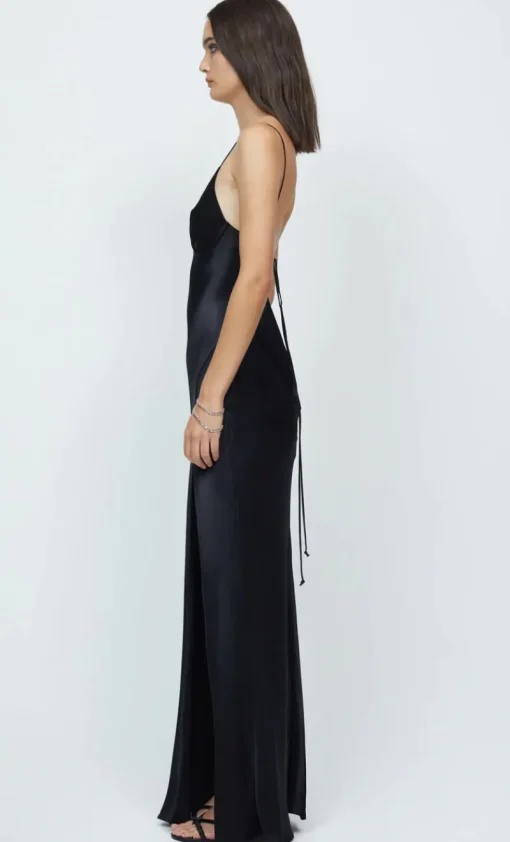 Bec and Bridge - REN SPLIT MAXI DRESS (BLACK)