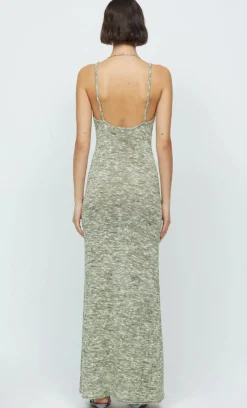 Bec and Bridge - WILLOW KNIT MAXI DRESS (SAGE MARLE) FINAL SALE