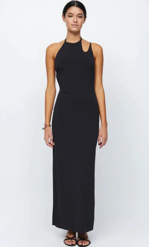 Bec and Bridge - ZADIE ASYM MAXI DRESS (BLACK)