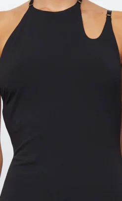 Bec and Bridge - ZADIE ASYM MAXI DRESS (BLACK)
