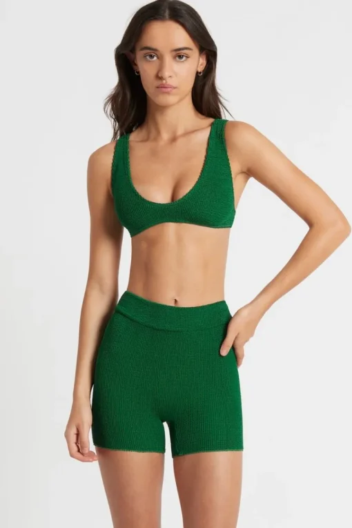 Women Bond-Eye Swim - Scout Top & Dom Short Set (Evergreen)