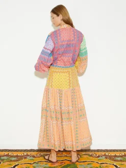 BOTEH - BON BON MAXI SMOCK DRESS (MOSAIC)