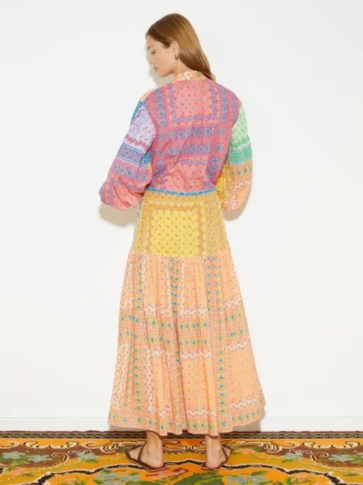 BOTEH - BON BON MAXI SMOCK DRESS (MOSAIC)