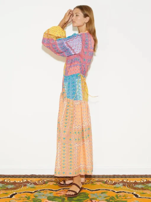 BOTEH - BON BON MAXI SMOCK DRESS (MOSAIC)