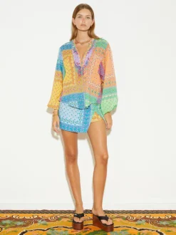 Women BOTEH - BON BON POEME BLOUSE (MOSAIC)