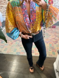 Women BOTEH - BON BON POEME BLOUSE (MOSAIC)