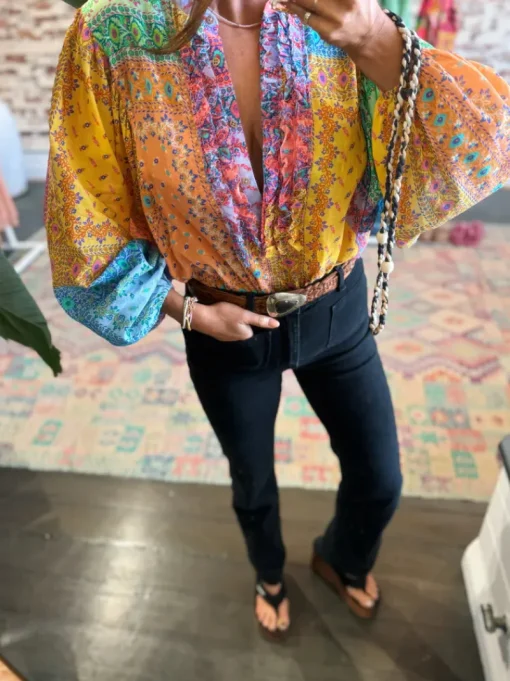 Women BOTEH - BON BON POEME BLOUSE (MOSAIC)