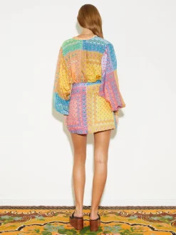 Women BOTEH - BON BON SPLIT MINI SKIRT (MOSAIC)