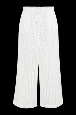 Women BOTEH - MATI BRODERIE PANT (WHITE)