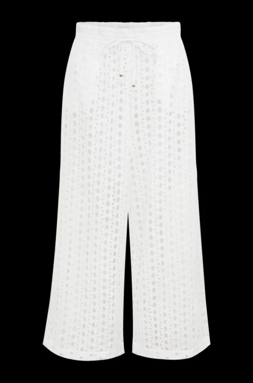 Women BOTEH - MATI BRODERIE PANT (WHITE)