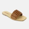 Women CAVERLEY - Scrunch Slide Tan
