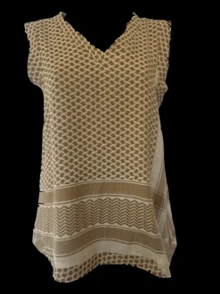 Cecile Copenhagen - Shirt V No Sleeves (Birch)