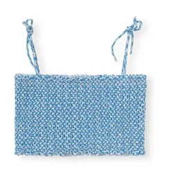 Women Cecile Copenhagen CECILIE COPENHAGEN - Ginza Smock Top (Denim)
