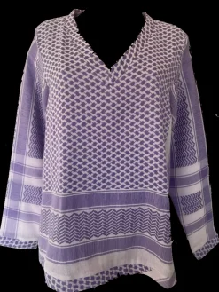 Cecile Copenhagen CECILIE COPENHAGEN - Shirt V Long Sleeves (Lavender Fog)