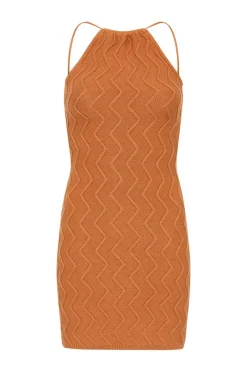 Women Charlie Holiday - ALEXIS MINI DRESS (CARAMEL)