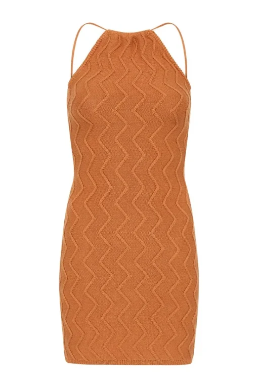 Women Charlie Holiday - ALEXIS MINI DRESS (CARAMEL)