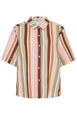 Women Charlie Holiday - CAPE SHIRT (MULTI STRIPE)