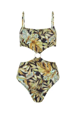 Women Charlie Holiday - Devin One Piece (Tropical Palm)