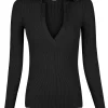 Charlie Holiday - Jacqueline Knit Top (Black)