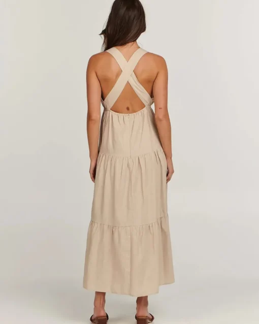 Charlie Holiday - LILIAN MIDI DRESS (OAT)