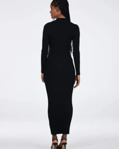 Charlie Holiday - Violet Midi Dress (Black)
