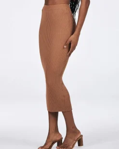 Women Charlie Holiday - Violet Maxi Skirt (Chocolate)