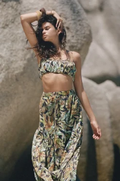 Women Charlie Holiday - WILLOW TOP (Tropical Palm)