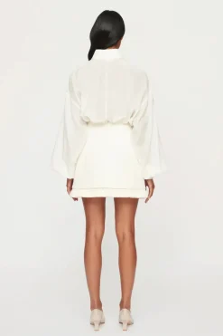Clea - AINSLEY EMBROIDERED SHIRT (OFF-WHITE)