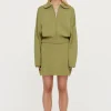 Women Clea - Albert Crepe Knit Skirt (Apple)