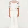 Clea - AMAANI LACE TEE (WHITE)