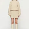Women Clea - BOYD BOUCLE HALF ZIP (ALABASTER)