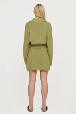 Women Clea - Carlos Crepe Knit Bomber (Apple)