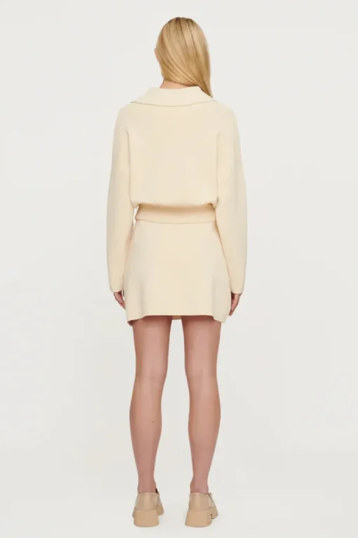 Clea - Carlos Crepe Knit Bomber (Butter)