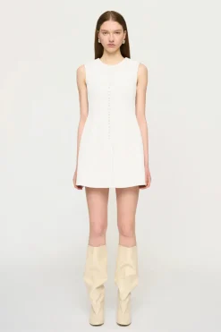 Clea - CEDAR MINI DRESS (OFF WHITE)